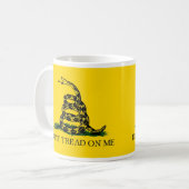 Treten Sie mir nicht auf Kaffeetasse (Vorderseite Links)