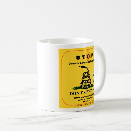 Treten Sie mir nicht auf! Kaffeetasse (VorderseiteRechts)