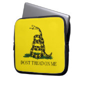 Treten Sie mir nicht auf Laptopschutzhülle (Vorderseite Links)