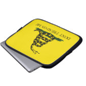 Treten Sie mir nicht auf Laptopschutzhülle (Vorne Knopf)