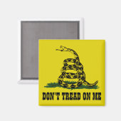 Treten Sie mir nicht auf Magnet (Vorderseite/Rückseite)