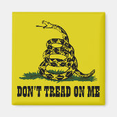 Treten Sie mir nicht auf Magnet (Vorne)