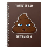 Treten Sie mir nicht auf. Notizblock (Vorderseite)