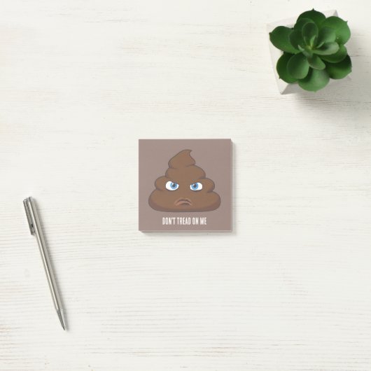 Treten Sie mir nicht auf. Post-it Klebezettel (Büro)