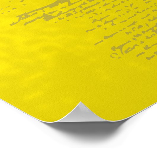 Treten Sie mir nicht auf Poster (Ecke)