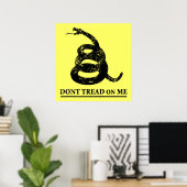 Treten Sie mir nicht auf Poster (Heimbüro)