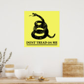 Treten Sie mir nicht auf Poster (Küche)