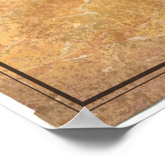 Treten Sie mir nicht auf Poster (Ecke)