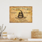 Treten Sie mir nicht auf Poster (Küche)