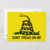 Treten Sie mir nicht auf Postkarte (Vorne/Hinten)