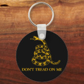 Treten Sie mir nicht auf Schlange Schlüsselanhänge Schlüsselanhänger (Vorderseite)