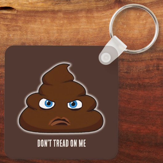 Treten Sie mir nicht auf. Schlüsselanhänger (Rückseite)