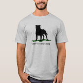 Treten Sie mir nicht auf - Staffordshire Bull Terr T-Shirt (Vorderseite)