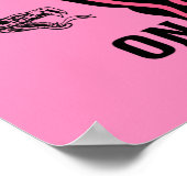 Treten Sie mir nicht auf Uterus auf Poster (Ecke)