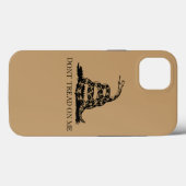 Treten Sie mir nicht auf (Wüste) Case-Mate iPhone Hülle (Rückseite (Horizontal))