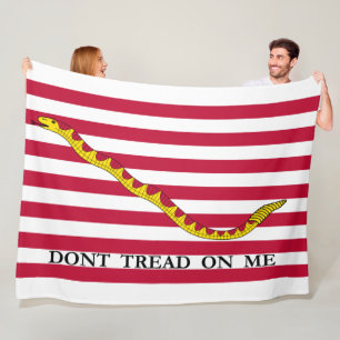 Treten Sie mir nicht in den Jack der US-Marine ein Fleecedecke