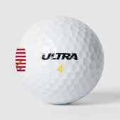 Treten Sie mir nicht in den Jack der US-Marine ein Golfball (Logo)