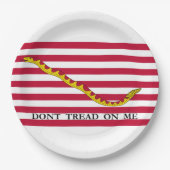 Treten Sie mir nicht in den Jack der US-Marine ein Pappteller (Vorderseite)