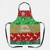 Treten Sie neben Ugly Sweater, Liebe Ugly Weihnach Schürze (Vorderseite)