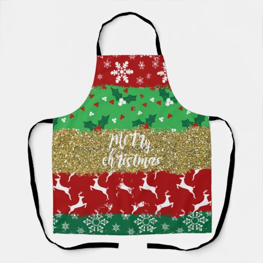 Treten Sie neben Ugly Sweater, Liebe Ugly Weihnach Schürze (Vorderseite)