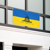 Treten Sie nicht auf die Ukraine - Vinyl Banner (Äußeres Gebäude)