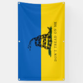 Treten Sie nicht auf die Ukraine - Vinyl Banner (Vertikal)