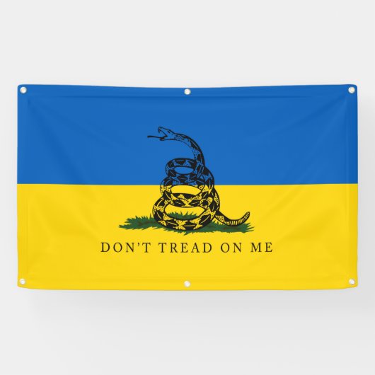 Treten Sie nicht auf die Ukraine - Vinyl Banner (Horizontal)