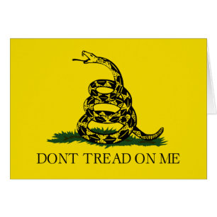 Treten Sie nicht auf meiner Gadsden-Flagge