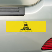 Treten Sie nicht auf meiner Gadsden-Flagge Autoaufkleber (Auf Auto)