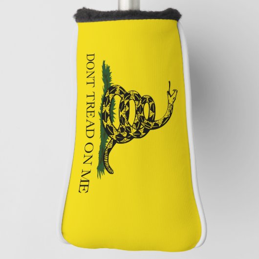 Treten Sie nicht auf meiner Gadsden-Flagge Golf Headcover (Rotieren 90)