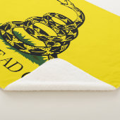 Treten Sie nicht auf meiner Gadsden-Flagge Sherpadecke (3/4)