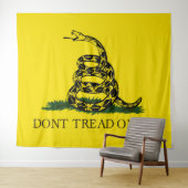 Treten Sie nicht auf meiner Gadsden-Flagge Wandteppich (Beispiel (Horizontal))