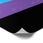 Treten Sie nicht auf mich Gadsden Flag LGBT Rainbo Poster (Ecke)