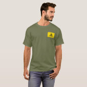 Treten Sie nicht auf mich Gadsden Flag YELLOW KHAK T-Shirt (Vorne ganz)