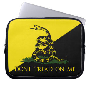 Treten Sie nicht auf mir Anarchisten-Flagge Laptopschutzhülle