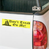 Treten Sie nicht auf mir Autoaufkleber (Auf Lkw)