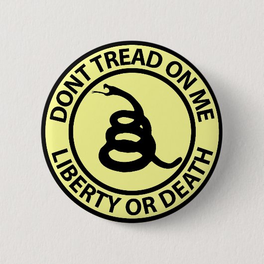 Treten Sie nicht auf mir Button (Vorderseite)