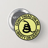 Treten Sie nicht auf mir Button (Vorne & Hinten)