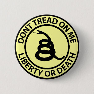 Treten Sie nicht auf mir Button