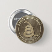 Treten Sie nicht auf mir Button (Vorne & Hinten)