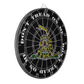 Treten Sie nicht auf mir Dartscheibe (Schwarzes) (Vorderseite Links)