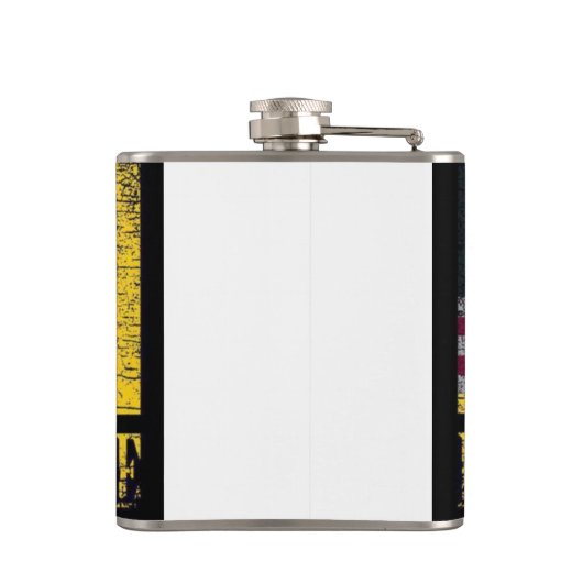 Treten Sie nicht auf mir Flachmann (Rückseite)