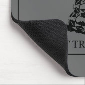 Treten Sie nicht auf mir Flagge -- Grau Mousepad (Ecke)