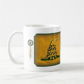 Treten Sie nicht auf mir - Franklin Kaffeetasse (Links)