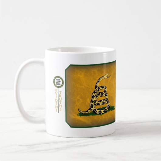 Treten Sie nicht auf mir - Franklin Kaffeetasse (Links)