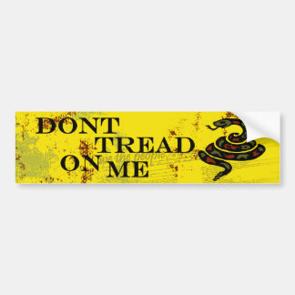 Treten Sie nicht auf mir - Gadsden-Flagge Autoaufkleber