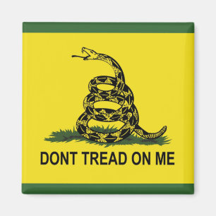 Treten Sie nicht auf mir Gadsden-Flagge Magnet