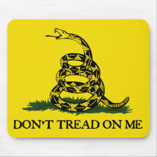 Treten Sie nicht auf Mir-Gadsden Flagge Mousepad