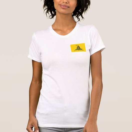 Treten Sie nicht auf mir - Gadsden-Flagge - sehen T-Shirt (Vorderseite)
