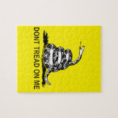 Treten Sie nicht auf mir Gadsden-Flaggen-Reihe Puzzle (Horizontal)